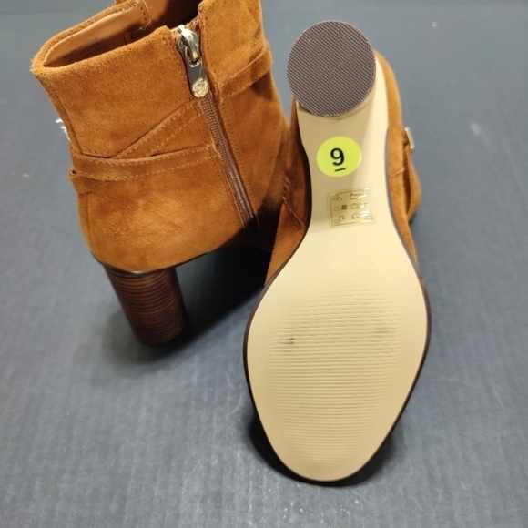 Draper James Cognac Brown Tegan Ankle Women's Booties Size 9 NWOT - Picture 10 of 10